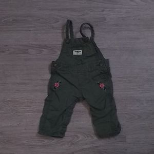 Green Oshkosh coveralls